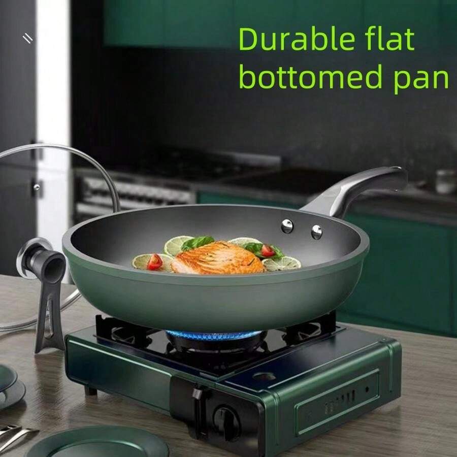 Thick Crystalline NonStick Frying Pan, Suitable For Fried Food