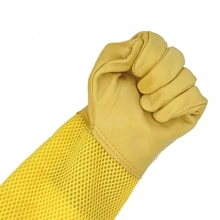 1 paire de gants de protection pour apiculteur, manches ventilées, outils d'apiculture anti-piqûre et anti-morsure pour l'apiculture, prévenir les outils de la ruche