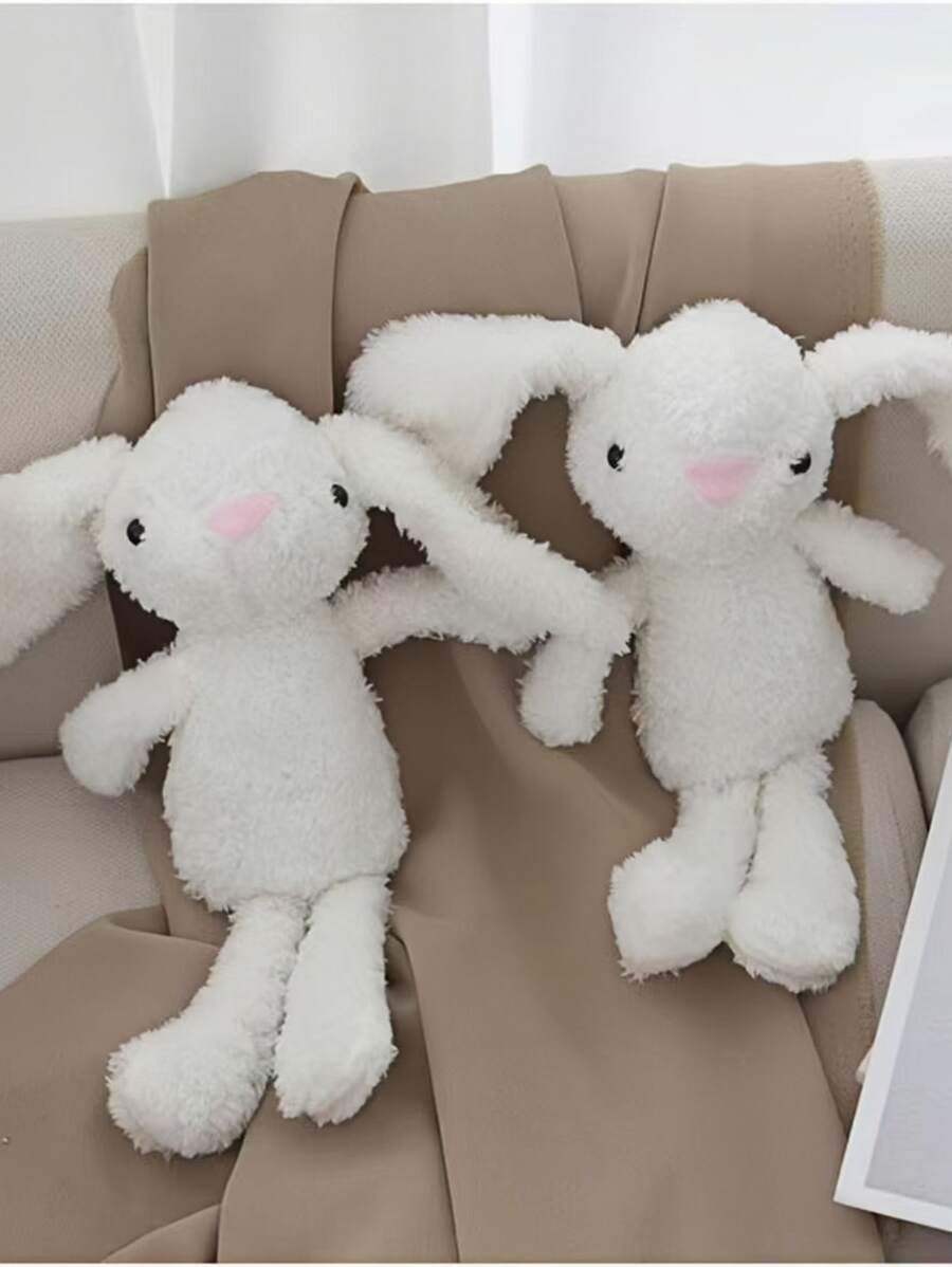 1pc Đồ chơi nhồi bông hoạt hình thỏ trắng đáng yêu, dùng hàng ngày, thỏ trắng, thú nhồi bông, cừu nhồi bông, đồ rẻ tiền> thú nhồi bông, thú nhồi bông - Nhiều màu - Xem 1
