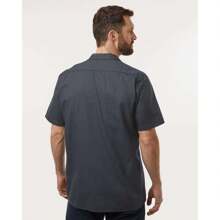 Dickies - Industrial Short Sleeve Work Shirt - S535 - 黑炭色 - 查看 3