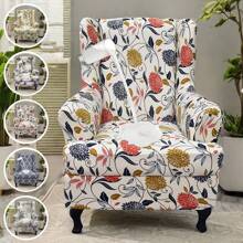 2pcs Waterproof Stretch Universal Tiger Chair Cover Protector Set, Tiger Print Pattern, Includes 1 Sofa Cover + 1 Cushion Cover Gifts Birthday Graduation