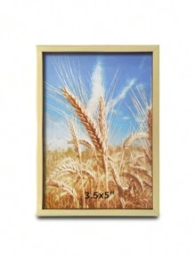 金色WPC簡約風格相框包括照片紙,可牆或者放置桌子,合適的適用於家庭,臥室,餐廳,客廳