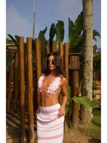 ANDRESSA KNITTED SET - Màu Hồng baby - Xem 3