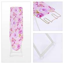 36 Inch Ironing Board Height Adjustable Smooth Edge Good Load-Bearing Non-Slip Wear Resistant Ironing Clothes Extra-Wide Clothes Ironing Board With Folding Legs - 紫色 - 查看 8