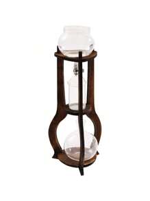 ZhdnBhnos ZhdnBhnos LINSIE Iced Coffee Cold Brew Drip Tower 600ML/20.29OZ Capacity Sharing Pot Cold Brew Coffee Maker 6 To 8 Cups, Ice Coffee Machine For Home Coffee Shops Offices(Brown) The Best Gift/Present For Family&Friends Happy Christmas