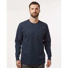 Dickies - Traditional Heavyweight Long Sleeve T-Shirt - WL50 - 深海軍藍 - 查看 1