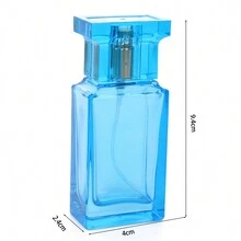 30 毫升细雾玻璃可再填充香水瓶，螺旋盖香水样品瓶 - 彩色 - 查看 11