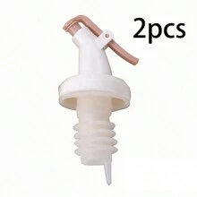 2个装油瓶嘴，厨房压油器，塑料油瓶盖，油壶塞 - 彩色 - 查看 9