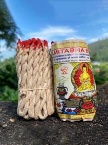 40 件装手工制作传统尼泊尔绳香白鼠尾草雪松香薰燃烧绳香薰瑜伽冥想檀香 - 多樣化香型 - 查看 8