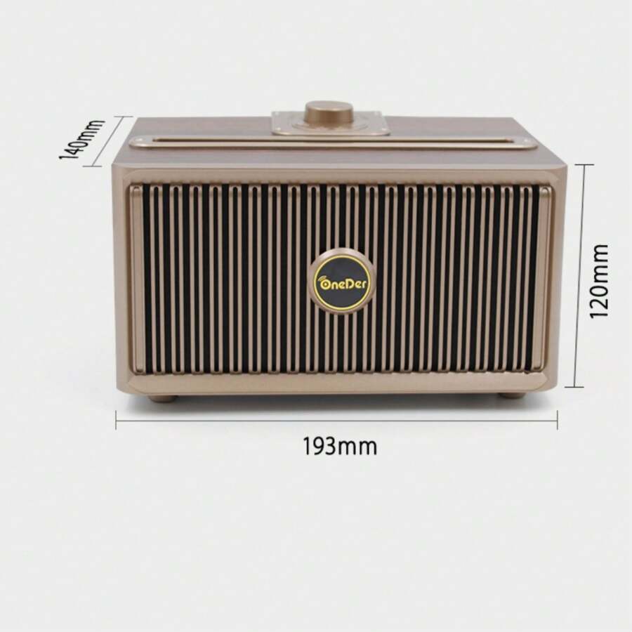 V6 Retro Vintage Bluetooth Speaker (BuiltIn Microphone For HandsFree