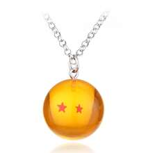 1 pieza de accesorio de anime de dragón de bola de fuego estilo caricatura, collar de dragón de bola con diseño de Sun Wukong de líneas 1-7, accesorio personalizado y de tendencia, apto para uso diario