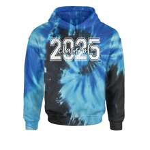 Class Of 2025 Graduation Youth-Sized Hoodie - Tie-dye blue ocean - View 8