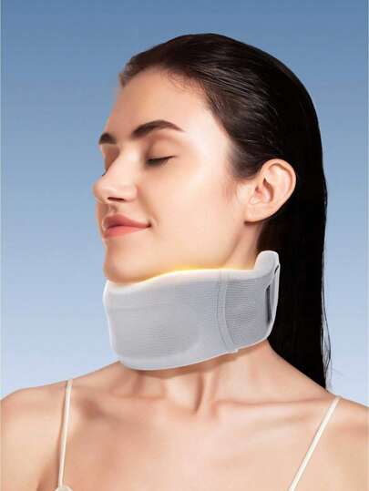 1PC Neck Brace For Neck Support Collar For Sleeping Anti Snoring Devices Wraps Keep Vertebrae Stable & Aligned For Relief Of Cervical Spine Pressure,Adjustable Neck Support Collar For Travelling, Nap, Office
