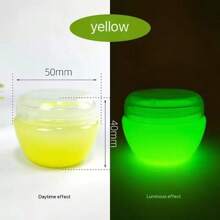 1 peça de tinta fluorescente de alto brilho, tinta artística luminescente à base de água que brilha no escuro, para atividades de grafite em bares