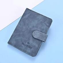 1PC Vỏ đựng hộ chiếu tùy chỉnh văn bản cá nhân, Tên số Hộp thư tùy chỉnh, Bao da PU bảo vệ hộ chiếu hút từ tính đơn giản Vỏ đựng hộ chiếu, Giá đựng vé, Giá đựng ID, Túi đựng ID, Túi đựng hộ chiếu du lịch trên máy bay Giá đựng thẻ tín dụng Tiền mặt, Phụ kiện ID du lịch cho học sinh trở lại trường - Một cỡ - Xem 13