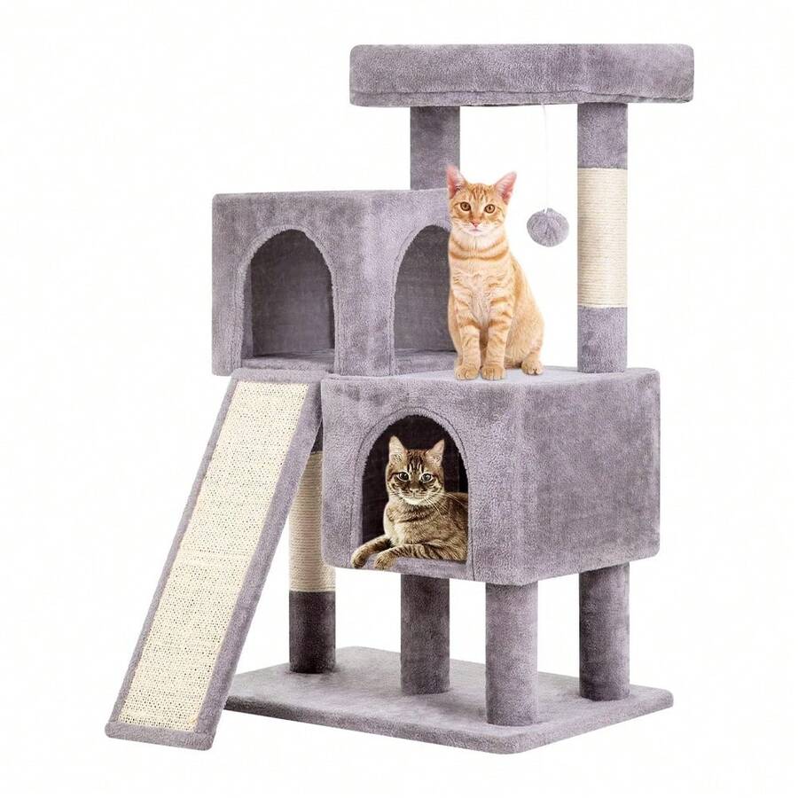 36 Inches Cat Tree For Indoor Cats Cat Tower With Scratching Posts
