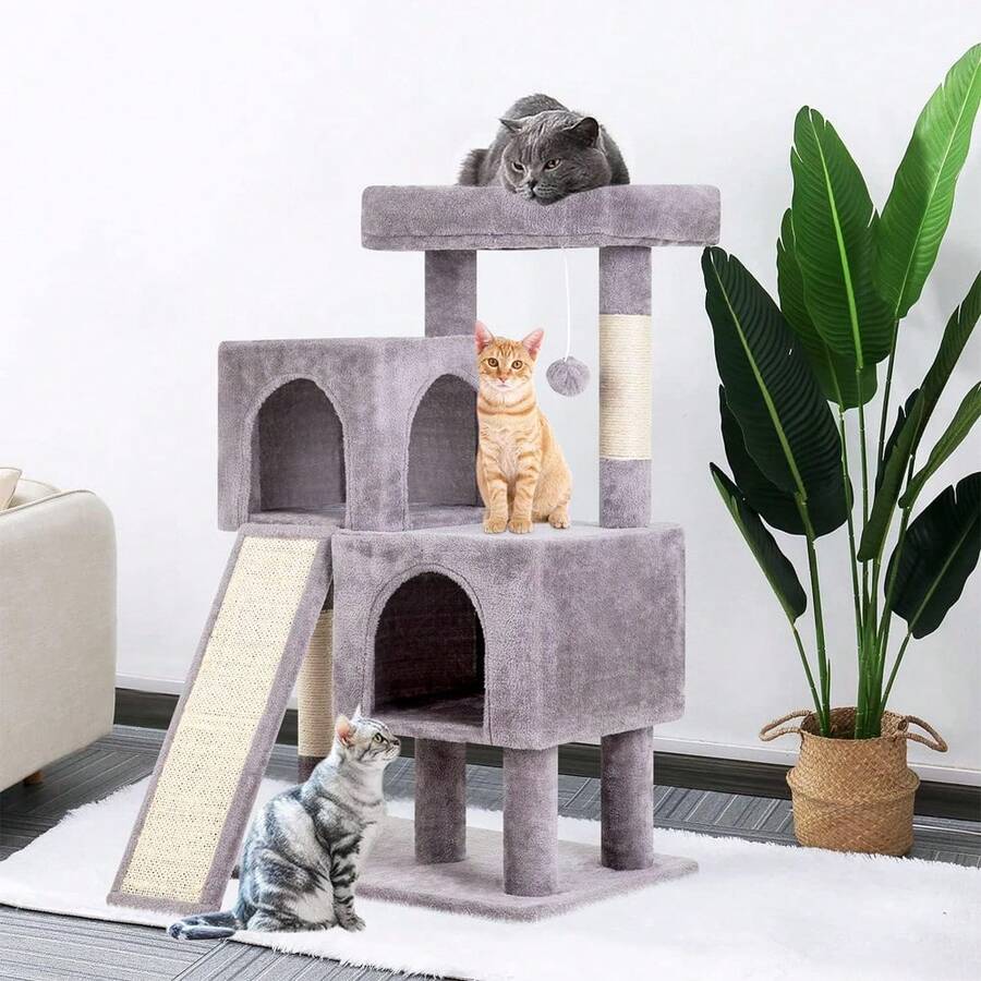 36 Inches Cat Tree For Indoor Cats Cat Tower With Scratching Posts