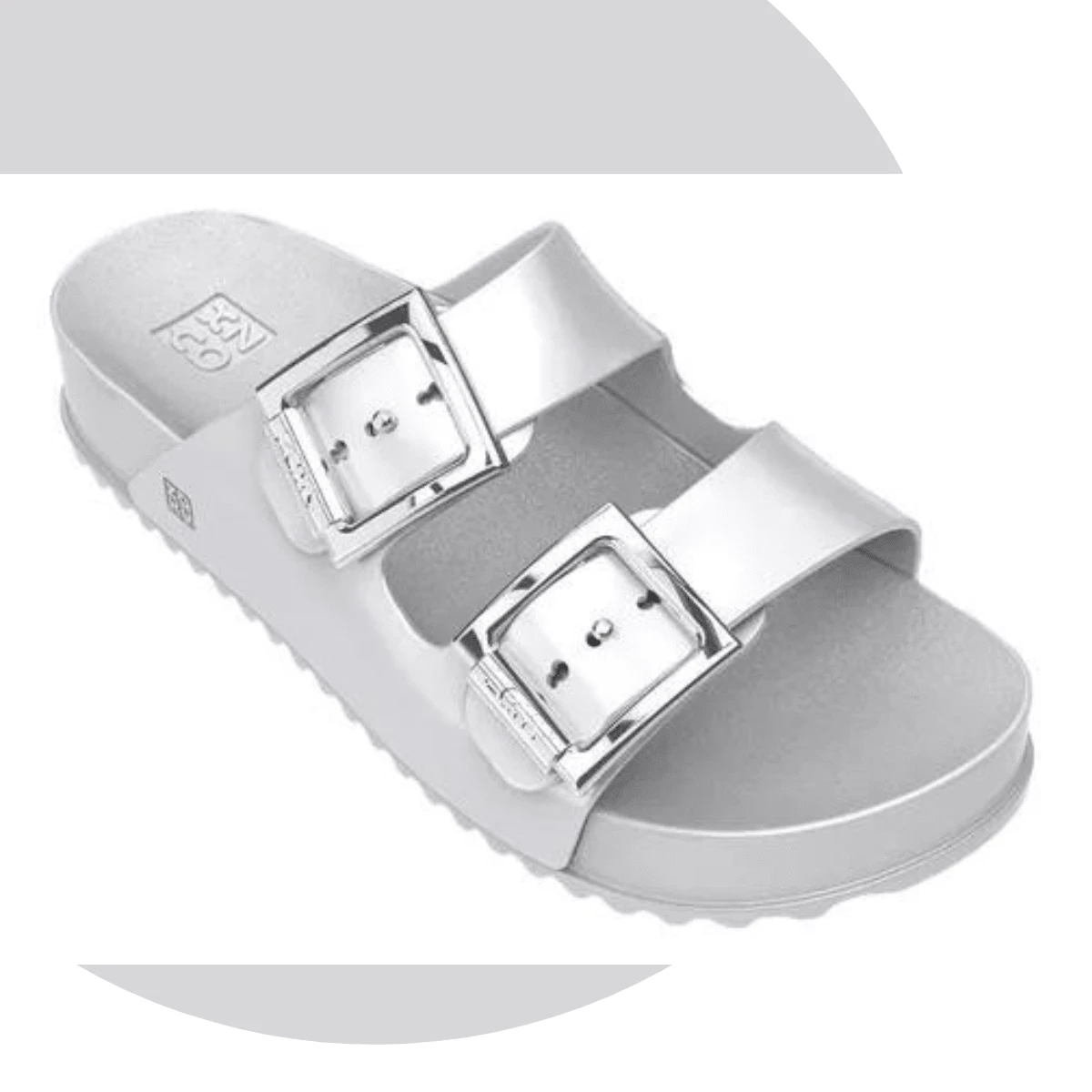 Zaxy Women's Partiner Papete Slide Sandal Casual Young Summer Original Launch - 銀色 - 查看 1