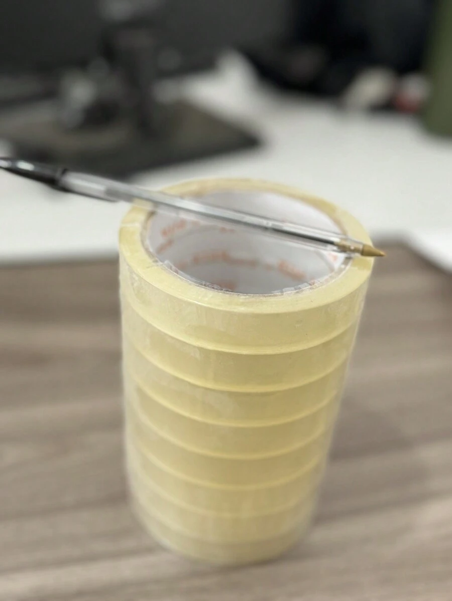 Promotional Kit Of 8 Rolls Of Transparent Durex Adhesive Tape 18mm X