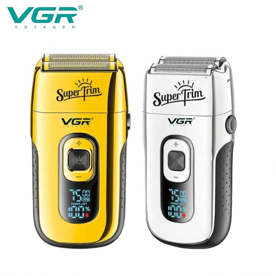 VGR Shaver Professional Face Bald Shaver Beard Trimmer Electric Razor Rechargeable Hair Trimmer Shaving Machine For Men V-332