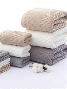 1 Pc Khaki Bath Towel, Simple Abstract Pattern, Rectangular 26.92" X 53.84" Adults Swimming/Shower Wrap Or Face/Hand Towel 13.07" X 28.84", Quick Dry Absorbent Soft Non-Fading, Suitable For Bathroom, Hotel, Gym, Travel, Holiday Gift, Outdoor, Salon, Barbershop, All Seasons Home Bathroom Decor Fall Decor Back To School For Beauty Salon Home Bathroom Shower Towels For Beaty Salon, Hotel Sports,Home Essentials, Towel, Skin Care Bath Towel Sheet