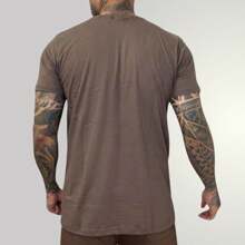 Men T-Shirts - 鏽棕色 - 查看 2