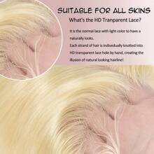 30 Inch 613 Lace Front Wig Human Hair 12A Blonde Wig Human Hair 613 13x6 Lace Front Wig Human Hair For Women 180% Density 613 Straight HD Lace Frontal Wig Wigs Human Hair Pre Plucked