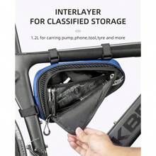 ROCKBROS Frame Bag Triangle Bag 1.2L Mountain Bike, Road Bike, Waterproof Tool Kit, Outdoor Cycling Equipment - Blue - View 5