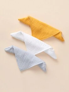 3 件套三角形婴儿围兜，吸水柔软，适合男婴和女婴 - 彩色 - 查看 6
