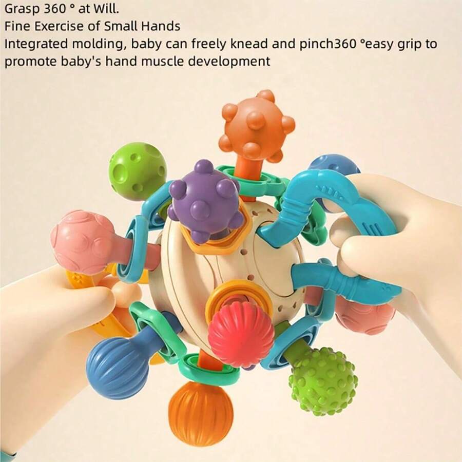 Baby Teething Toys Infant Sensory Silicone Teether Trainer