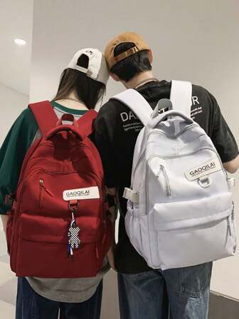 Unisex Casual Backpack, Large Capacity University Student Backpack, Minimalist Japanese Style Backpack For Middle & High School Students Bag For MenTravel Backpack School Bag