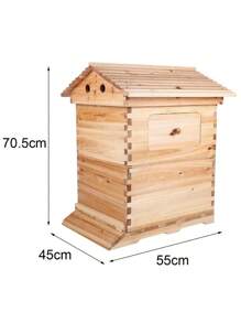 7 Auto Flowing Beehives Frames + 10 Bee Frames Foundations + 2 Hive Box Brood Super Box - 1 - 查看 8