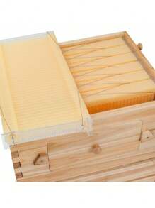 7pcs Auto Flowing Plastic Honey Hive Beehive Frames For Super Brood Beekeeping Boxes New