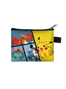 Children's Coin Purse Student Polyester Card Holder Simple Fashion Coin Square Storage Bag - Multicolor - View 7