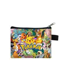 Children's Coin Purse Student Polyester Card Holder Simple Fashion Coin Square Storage Bag - Multicolor - View 5