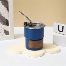 10oz New Fashion Outdoor Camping Tumbler Single Layer Step Cup Water Mug Tea Coffee Cup With Lid And Straw Portable Handhold Cup, 1pc, ,Ornamental,Reusable,Multi-Functional,Easy To Clean,Stylish,Exquisite,High-Quality,Custom,Personalized,Unique,Ideal Gifts For Him,Ideal Gifts For Her,Her,Boyfriend,Girlfriend,Dad,Mom,Family,Friends,Son,Daughter,School Students,Workers,Kids,Office,Tea Room,School,Home