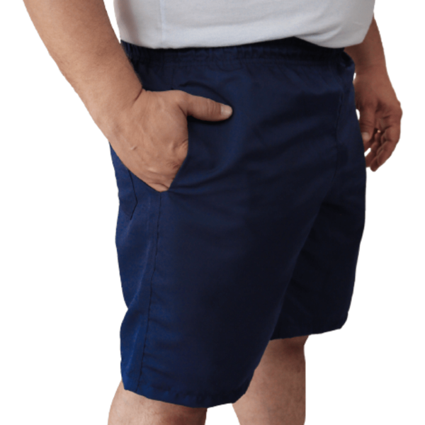 Bermuda Tactel Masculina Com Elástico 3 Bolsos