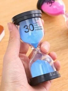 1/3/5/10/15/30 Mini Sablier de minutes Montre de sable colorée Timer pour faire les devoirs, brosser les dents, cuisiner, décoration de la maison, cadeaux
