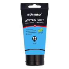 Motarro* 管装丙烯颜料，适合艺术初学者、业余画家、画布、岩石、木材、陶瓷（75 毫升 2.6 盎司）