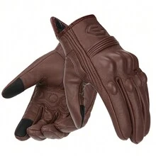 1 Pair Motorcycle Gloves Leather Riding Protective Cycling Gloves Full Finger Glove Racing Protection Touch Screen Motorbike Gloves Motorcross Anti-Fall Protection Cycling Accessiories Riding Essentials For Women Men Rider Gifts - Multicolor - View 13