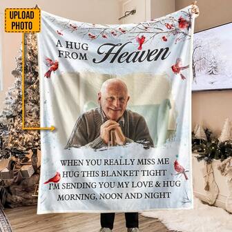 Manta personalizada con foto - Cuando necesitas una manta con foto personalizada - Regalos para conmemorar - Regalo de Navidad para la familia - Regalo para pérdida - Regalo de duelo