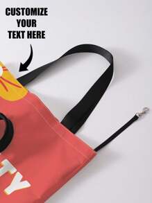 1 Túi Tote Thú Cưng Tùy Chỉnh, Có Thể Tùy Chỉnh Theo Thiết Kế Độc Đáo Của Bạn (Ảnh, Tên, Hình Minh Họa), Thích Hợp Cho Mèo Và Chó, Có Thể Cầm Tay Và Có Dây Đeo Vai, Lý Tưởng Cho Du Lịch Ngoài Trời Và Đi Bộ - Nhiều màu - Xem 4