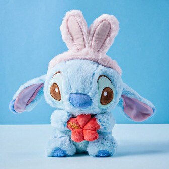 Miniso Juldekorationssamling 11 tum. Kostymbyte kaninplyschleksak, soffprydnader Heminredning Födelsedagspresenter, Sitch, Kanelrulle plysch, Kaninprydnad