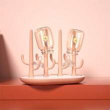 1pc Baby Bottle Drying Rack With Tray, High Capacity Bottle Dryer Holder For Baby Bottle Love Valentine - Bottle Tray - View 12