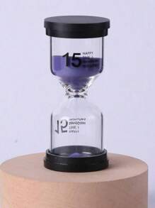 1/3/5/10/15/30 Mini Sablier de minutes Montre de sable colorée Timer pour faire les devoirs, brosser les dents, cuisiner, décoration de la maison, cadeaux