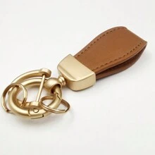 1pc Personalized Microfiber Leather Multicolour Keychain - Durable, Customized Engraved Name Minimalist Car Keychain, Ideal Gift For Women And Man,Customized Keychains & Accessories,Easy Comfort - Multicolor - View 14