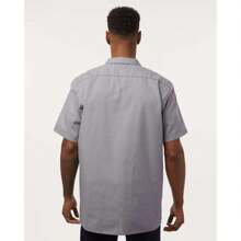 Dickies - Industrial Short Sleeve Work Shirt - S535 - Graphite Grey - View 3