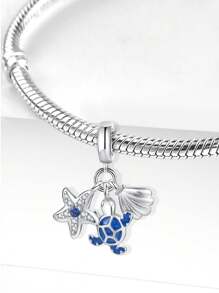 1 pieza Cuentas de plata de ley 925 con lindas huellas de mascotas, adecuado para pulseras y brazaletes de mujer, manualidades de joyería y como decoración diaria a juego con el atuendo para niñas