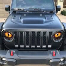 Beast Eyes Headlight Decals, Funny Car Stickers For Headlights, Bumper, And Windows Vinyl Decals For Car, Truck Accessories - H - Xem 8