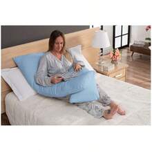 Pregnancy Pillow Cushion Body For Pregnant Women Comfortable - Màu xanh nhạt - Xem 2
